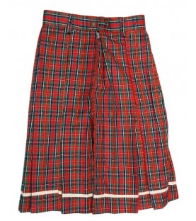 DAV School Uniform Multicolored Skirt for Girls